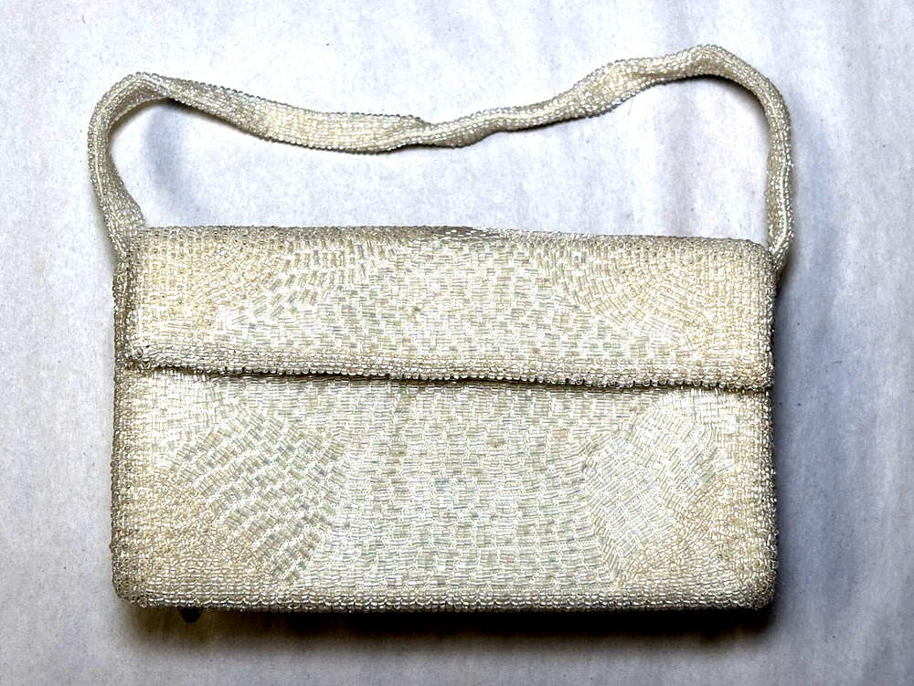 Vintage Beaded Purse Handbag Viarant by Sarne Handmade Japan Italian Beads